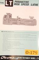 Okuma-Okuma LT, 1246-E Lathe, Operators Manual Year (1941-1967)-LT-01